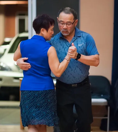 Tango Burnaby couple dancing 3